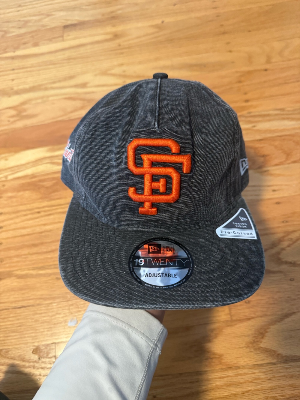 New Era San Francisco Giants SnapBack - Charcoal with Orange Logo